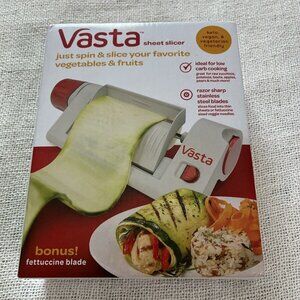 Vasta Vegetable Fruit Sheet Slicer Veggie Cutter Fettuccine Blade Included Keto